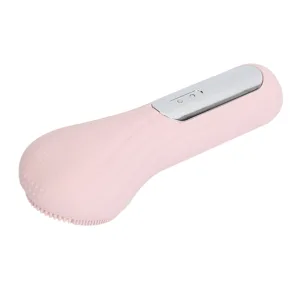 Electric Face Cleansing Brush Vibration Heating Waterproof Silicone Facial Deep Cleansing Brush - 1412230180511-2