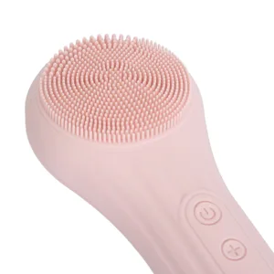 Electric Face Cleansing Brush Vibration Heating Waterproof Silicone Facial Deep Cleansing Brush - 1412230180511-3