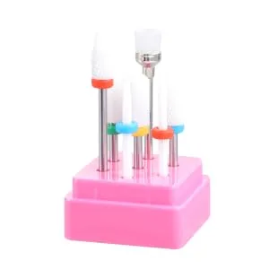 DRESSOOS 1 Set Nail Drill Tool Wood Foot Roller Nail Drill Bits Diamond Tipped Drill Bit Metal Drill Bit Tool Electrical Tools Ceramic Nail Bits Nail Clippers Manicure 3 3 6cm As Shown - product information 5