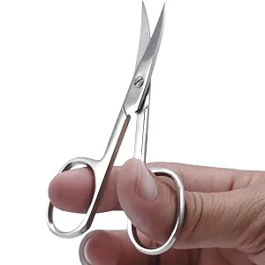 YIAGUN Curved Blade Nail Scissors Professional Stainless Steel Manicure Pedicure Scissors - product information 2