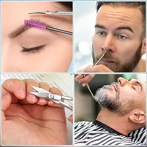YIAGUN Curved Blade Nail Scissors Professional Stainless Steel Manicure Pedicure Scissors - product information 4