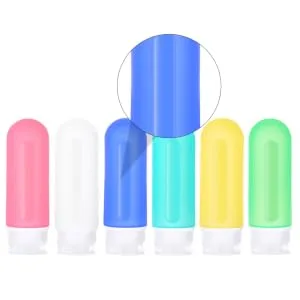 HAPINARY Shampoo Travel Bottle Soft Lip Gloss Yellow Suit Body: Filling Portable Empty Container - product information 4