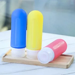 HAPINARY Shampoo Travel Bottle Soft Lip Gloss Yellow Suit Body: Filling Portable Empty Container - product information 5