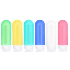 HAPINARY Shampoo Travel Bottle Soft Lip Gloss Yellow Suit Body: Filling Portable Empty Container - product information 7