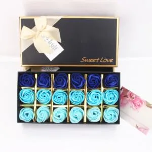 VINTORKY 2boxes Creative Ladies Lady Soap Flowers Mom Day Great Present Romantic Idea Flower Soap -shaped Soap Mothers Day Present Soap Box - product information 3