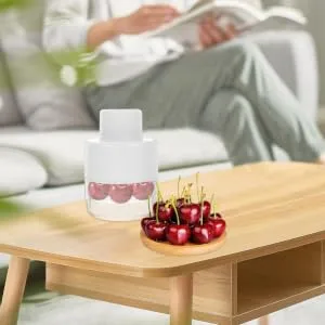 Zerodeko Fruit Corer Reusable Cherry Pitter Household Red Date Corer Fruit Pill Organizer Plastic Cherry Pitter Kitchen Olive Pitter Daily Use Red Date Corer Strawberry Core Remover - product information 3