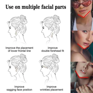 Face Lift Tape Lightens Fine Lines V-Shape Lifting Tape Tighten Waterproof for Neck Face and Double Chin - product information 6