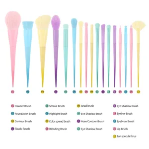 Makeup Brush Set Thick Aluminum Tube 17 Pieces Makeup Brushes for Party - product information 3