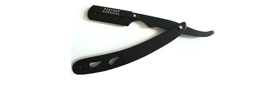 Professional & Home use Straight Edge Single Blade Razor Cut Throat Shaving Razor Best Barber Choice for Hair/Beard Shaver - Shaving Razor