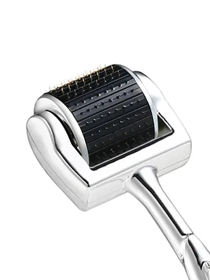 INCELLICE Derma Roller 1.5mm Beard and Hair Growth Roller for Men and Women 192 Real Individual Titanium Microneedling Roller for face - Improve skin elasticity