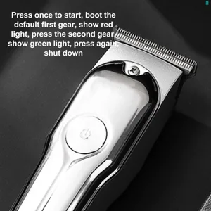 Electric Hair Clipper Stainless Steel Rust Proof Smooth Trimming for Travel Vacation Business Trips 5W - 1413220217811-3