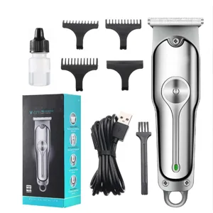 Electric Hair Clipper Stainless Steel Rust Proof Smooth Trimming for Travel Vacation Business Trips 5W - product information 2