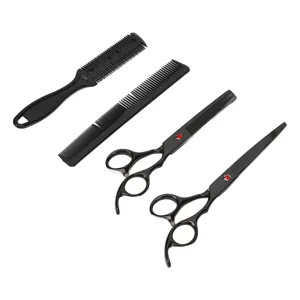 Hair Cutting Scissors Set with Straight Shear and Thinning Shear for Home Salon Barber - product information 3