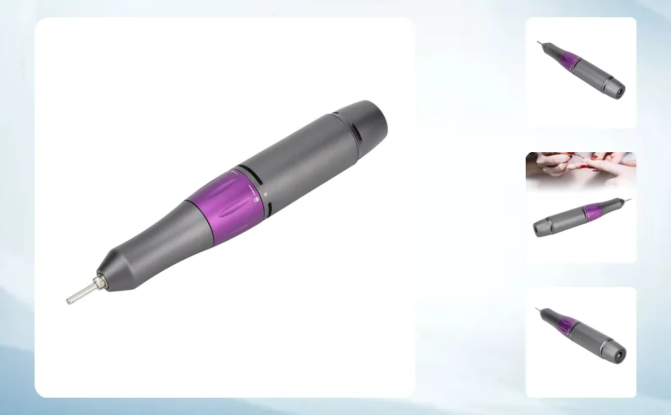 30000rpm Electric Manicure Drill Handle Adjustable Portable Nail Drill Pen Handle for Nail Polisher Fingernail Grinder USB Interface - 1414230033211-1