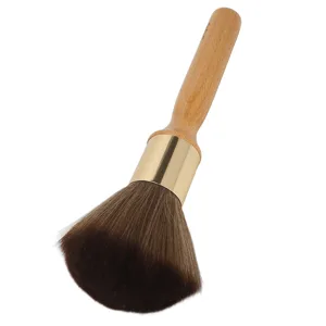 Beech Wood Neck Duster Brush Ergonomic Handle Compact Portable for Barber Hair Neck Duster - 1413240001411-2