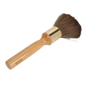 Beech Wood Neck Duster Brush Ergonomic Handle Compact Portable for Barber Hair Neck Duster - 1413240001411-3