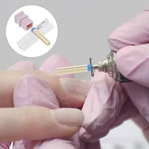 NUSITOU Cuticle Nail Drill Bit Nail Care Manicure Drill Bit Metal Nail Bit Cuticle Drill Bits for Nails Acrylic Nail Drill Bits Manicure Nail Bits Acrylic Drill Bits Super Long Nail Flakes - product information 1