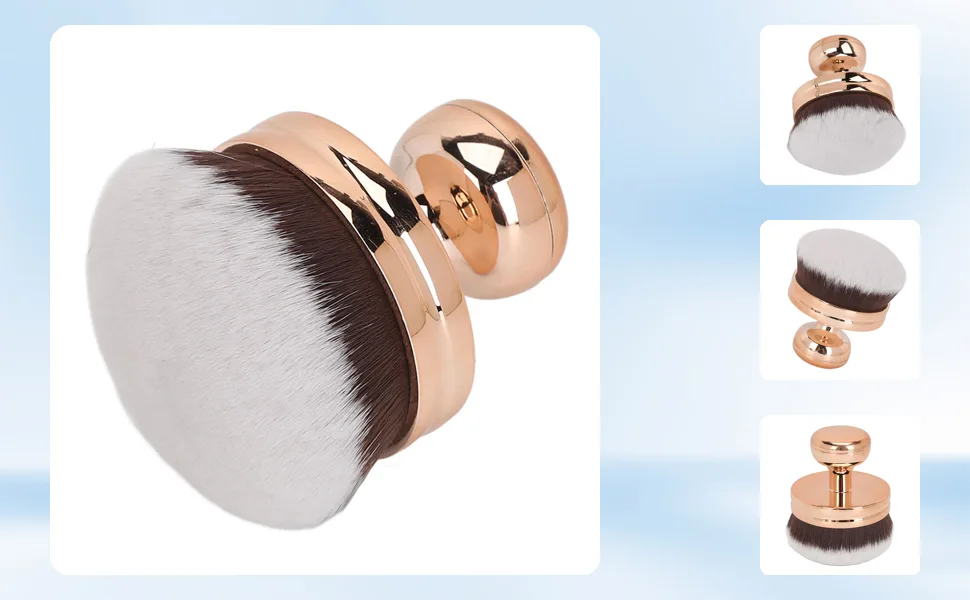 Cryfokt Mushroom Head Makeup Brush Versatile and Easy to Apply Facial Foundation Brush Ergonomic Makeup Handle - 1410230146611-1