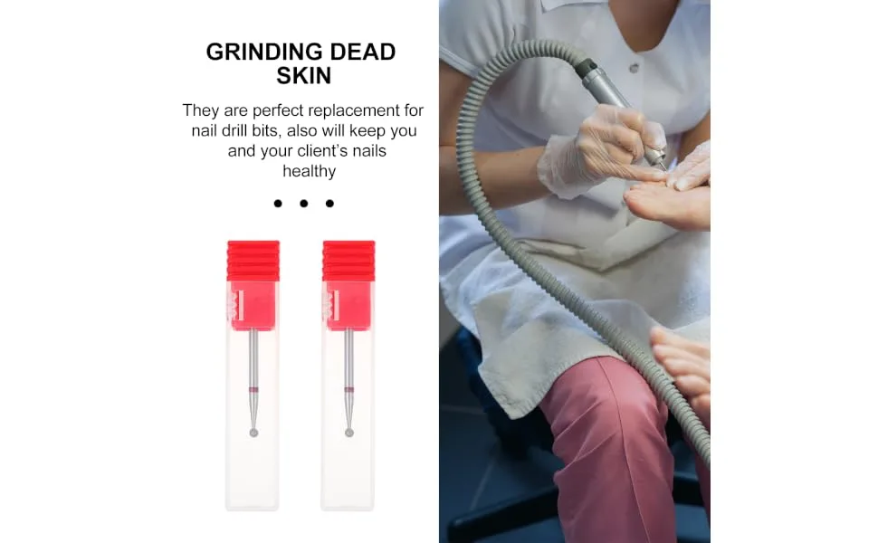 FOYTOKI for sanding head manicure wisking tool electric acrilic nails kit ceramics tools nail drill bits replacement nail drill heads pedicure drill bit nail drills nail care tools suite - product information 1