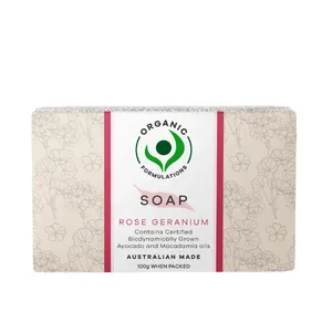 Organic Formulations Mandarin & Vanilla Body Lotion 250mL - Rose Geranium Soap Bar