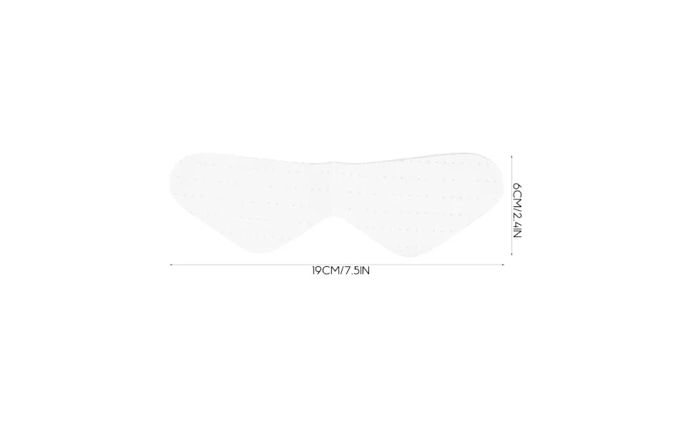 CIMAXIC 15 Sheets Eye Non-woven Fabric Lip White - product information 6