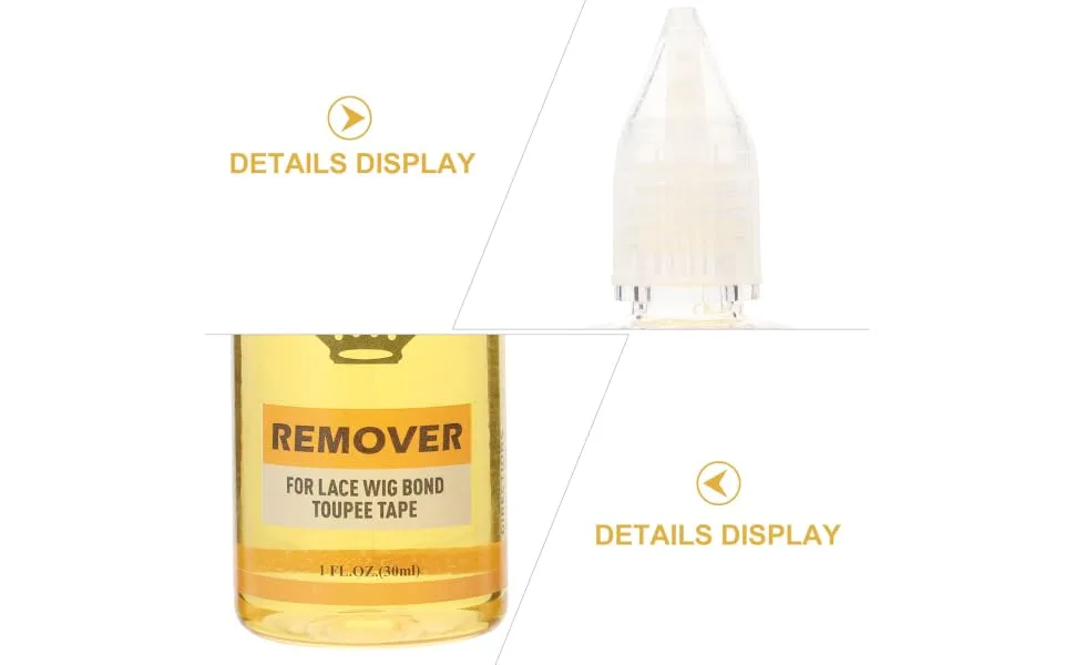 BIUDECO 2 bonding glue remover extension tape remover glue remover 30ml remover plastic - product information 3