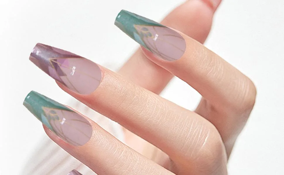 Bexdug Cute Press on Nails - Irregular Multipurpose False Nails Cute User Friendly Fake Nails Supplies for Holiday Dates Birthday Parties - Cute Press on Nails