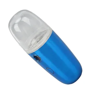 Portable Face Nano Mist Sprayer Portable Face Cool Nano Mist Sprayer with 30ML Large Capacity Water Tank for Face Hydrating (Blue) - 2718230119311-2