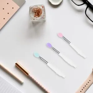 DRESSOOS Silicone Lipstick Brush Silicone Lip Scrubber Silicone Makeup Applicator Cosmetic Brush - product information 1
