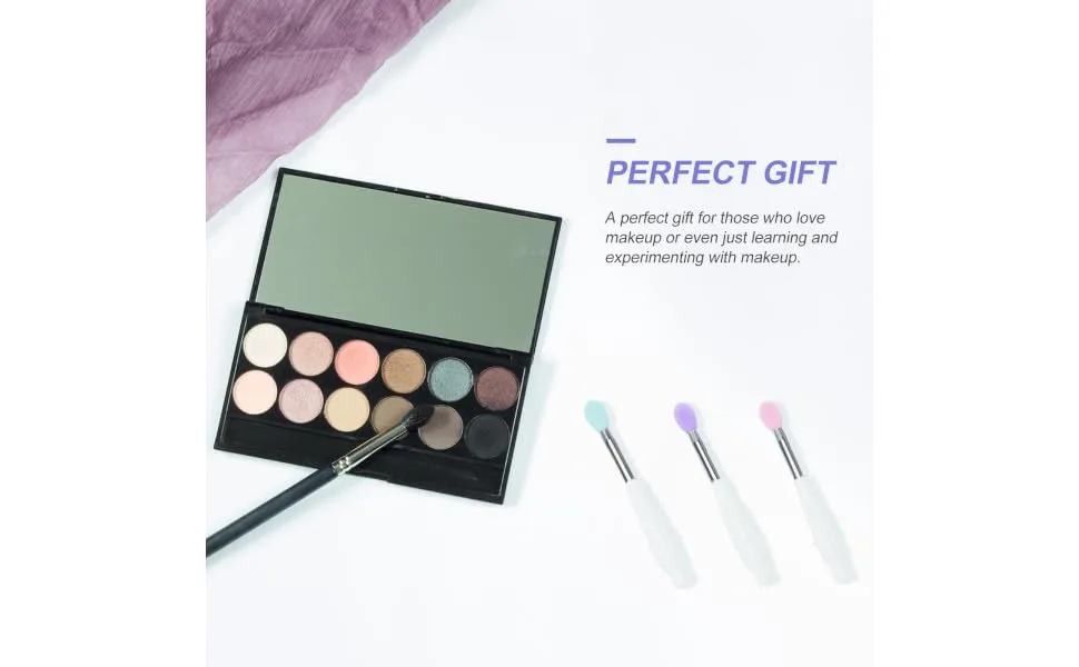 DRESSOOS Silicone Lipstick Brush Silicone Lip Scrubber Silicone Makeup Applicator Cosmetic Brush - product information 6