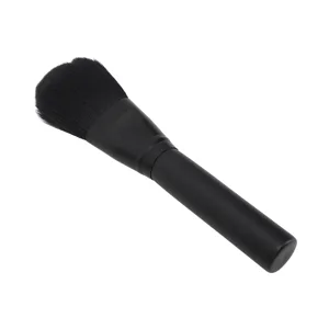 Large Powder Makeup Brush Soft Fluffy Wide Flat Top Blending Brush for Foundation Blush Black - 1410230066511-3