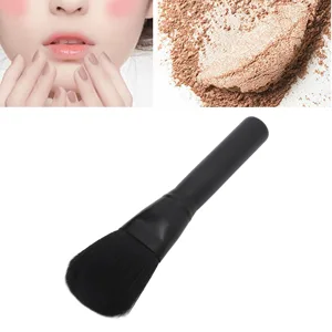 Large Powder Makeup Brush Soft Fluffy Wide Flat Top Blending Brush for Foundation Blush Black - product information 3