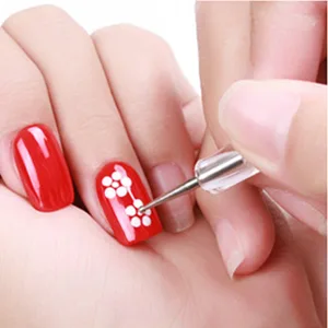 Jsdoin 5 pc 2 Way Dotting Pen Tool Nail Art Tip Dot Paint Manicure kit - dotting pen nail art