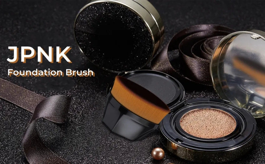 JPNK Foundation Makeup Brush with 4 Makeup Sponges Latex-free for Blending Liquid, Cream or Flawless Powder Cosmetics Brown - product information 22