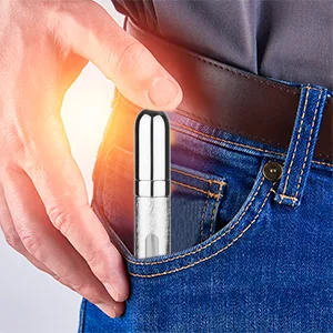 Hyber&Cara Perfume Atomiser Refillable Empty Fragrance Bottle Aftershave Spray Scent Pump for Travel Out-Going 2x5ml + 2x12ml - Perfume Atomiser