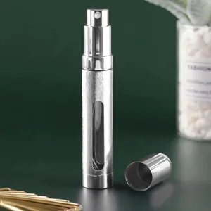 Hyber&Cara Perfume Atomiser Refillable Empty Fragrance Bottle Aftershave Spray Scent Pump for Travel Out-Going 2x5ml + 2x12ml - Perfume Atomiser