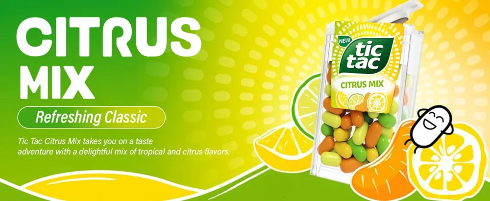 Tic Tac 24 Fresh Mint sweets For Little Moments of Refreshment - Sold By VR Angel - mint