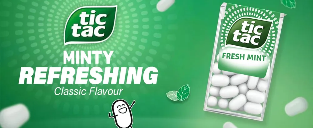 Tic Tac 24 Fresh Mint sweets For Little Moments of Refreshment - Sold By VR Angel - mint