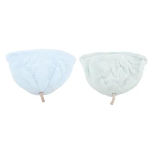 Coral Fleece Sauna Cap for Men Women Highly Absorbent Elastic Hair Drying Cap Hanging Ring Ideal for Sauna or Bathing - product information 3