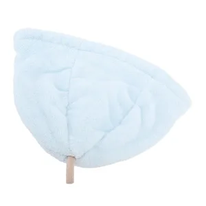 Coral Fleece Sauna Cap for Men Women Highly Absorbent Elastic Hair Drying Cap Hanging Ring Ideal for Sauna or Bathing - product information 6
