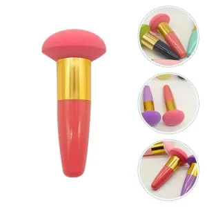 FOYTOKI Beauty Egg Brush Pen Make up Sponges Foundation Sponges with Handle Foundation Sponge Makeup Sponges for Concealer Blending Sponges for Makeup Sponges with Handle - product information 4