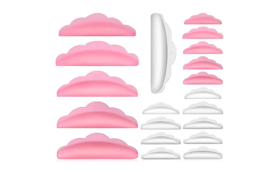 DRESSOOS 20 Pairs Eyelash Aid Eyelash Perming Curler Reusable Lash Lifting Pads Makeup Tools Eyelash Lifting Pads Lash Lift Pads Medium Eyelash Pads Eyelash Perming Pad Lash Lift Tools - product information 2