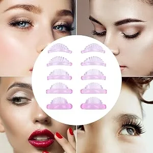 Lash Lift Pads 5 Pair Perm Curls Eyelash Shield Soft Reusable Eyelash Lifting Tools Eyelash Separator Tool Makeup Beauty Tool for Curls Eyelash Lifting - Widely Applicable