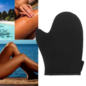 Self Tanning Mitt Self Tanner Mitt Applicator with Thumb Soft Reusable Self Tanner Glove Sunless Tanning Mitt Even Application Body Lotion Tanning Lotion - product information 6