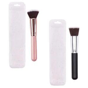 DRESSOOS Powder Makeup Brush Foundation Makeup Brush White Makeup Makeup Foundation Brush - product information 1