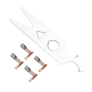 Nail Drill Handpiece Accessory Tools 2 Pairs Carbon Brush Wrench Set Nail Drill Handpiece Accessory Replacement Part - 1414200053211-2