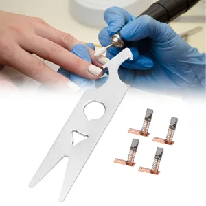 Nail Drill Handpiece Accessory Tools 2 Pairs Carbon Brush Wrench Set Nail Drill Handpiece Accessory Replacement Part - 1414200053211-3