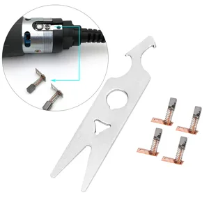 Nail Drill Handpiece Accessory Tools 2 Pairs Carbon Brush Wrench Set Nail Drill Handpiece Accessory Replacement Part - product information 3