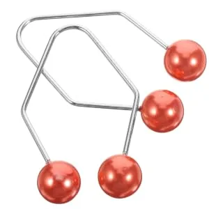 SKISUNO 1 Pair Dimple Trainer Facial Tools Face Dimples Maker Face Exerciser Tool Dimples Trainer Face Dimples Exerciser Facial Dimples Maker Dimples Maker for Face Cheeks Dimples Clip 4.30X2.50X0.80CM Red - product information 5
