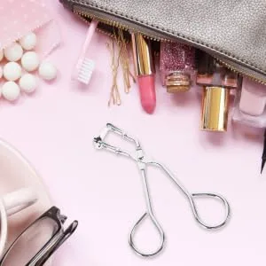 DRESSOOS Partial Eyelash Curler Girl Eyelash Curler Precision Lash Curler Beauty Tools Practical Eyelash Curling Device Eyelash Tools Mini Tools Travel Eyes Grab Handle Stainless Steel - product information 2